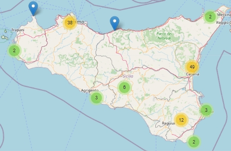Cartina Sicilia Stilizzata | Cartina